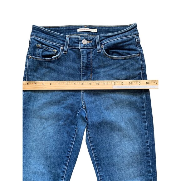 Levis Strauss & Co. Womens Classic Mid Rise Skinny Jeans Blue Denim Size 6 - Picture 10 of 14